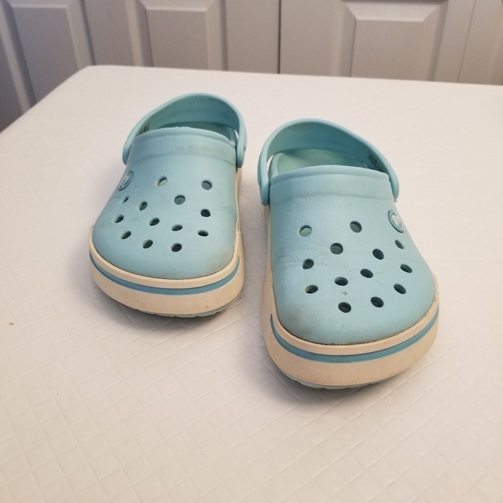 Crocs Unisex-Adult Crocband 2 Clog pool blue M4 W 6 SEE PHOTOS